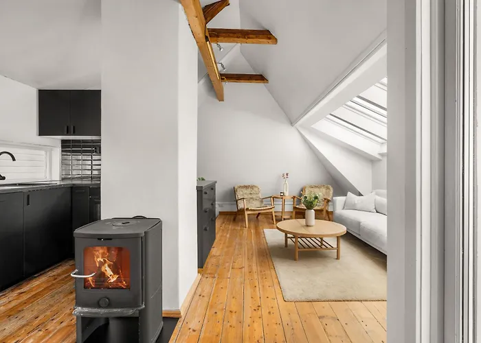 Bryggen Historical Townhouse I Rooftop Views! شقة برغن